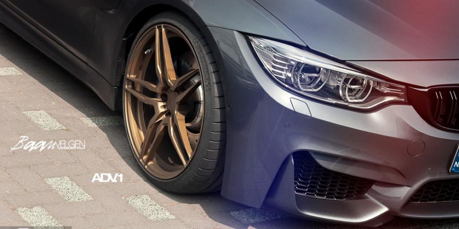  BMW M4 Coupe on Golden ADV.1 Wheels 2014 года  (фото 3 из 9)